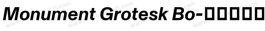 Monument Grotesk Bo字体转换